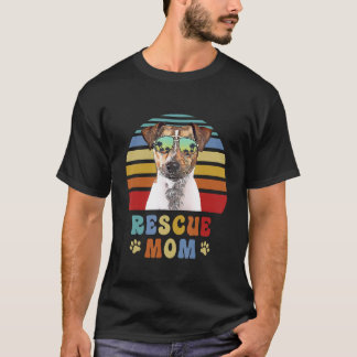 Rat Terrier Adopteer Foster Rescue Hond Mam T-shirt