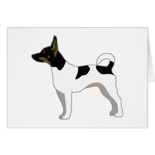 Rat Terrier Basic Breed Silhouette Design