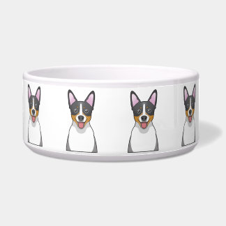 Rat Terrier Cartoon Voerbakje
