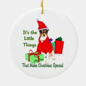 Rat Terrier Christmas Gifts Ornament (Achterkant)