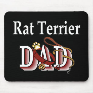 Rat Terrier Dad Gifts Muismat