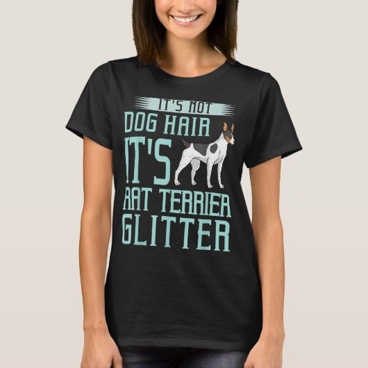 Rat Terrier Dog Gift Puppies Owner Lover T-shirt (Voorkant)