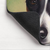 Rat Terrier Dog in St. Patrick's Day Dress Muismat (Hoek)