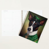Rat Terrier Dog in St. Patrick's Day Dress Planner (Display)