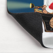 Rat Terrier Dog kerstkerstkerstman Muismat (Hoek)