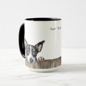 Rat Terrier Dog Mok (Voorkant links)