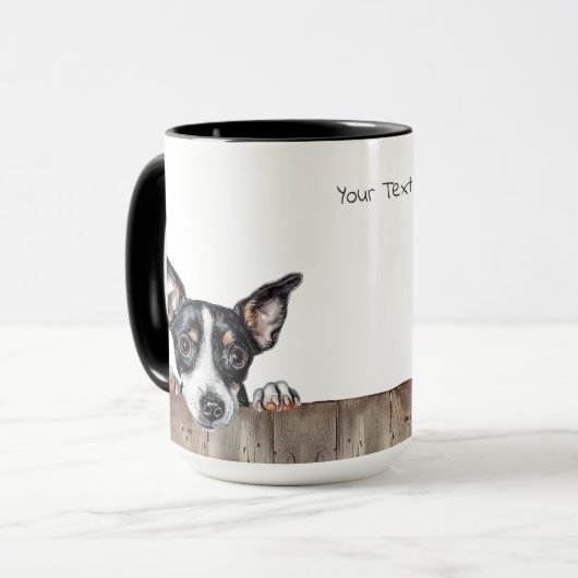Rat Terrier Dog Mok (Voorkant links)