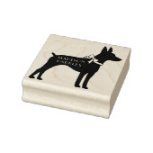 Rat Terrier Dog Puppy Rubberstempel (Stempel)