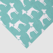 Rat Terrier Dog Puppy Tissuepapier (Detail)