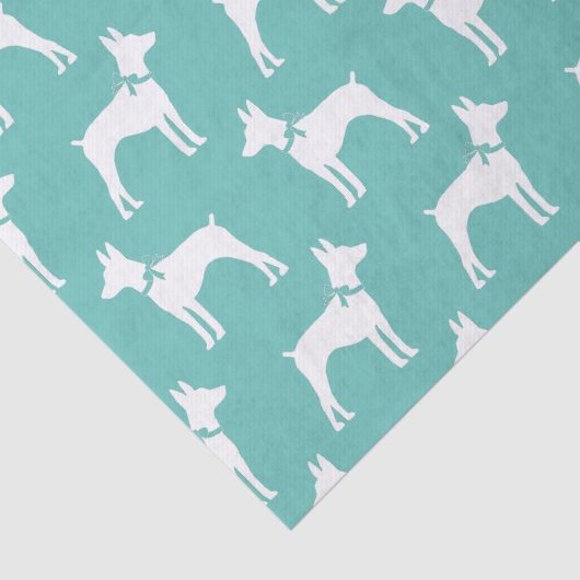 Rat Terrier Dog Puppy Tissuepapier (Detail)