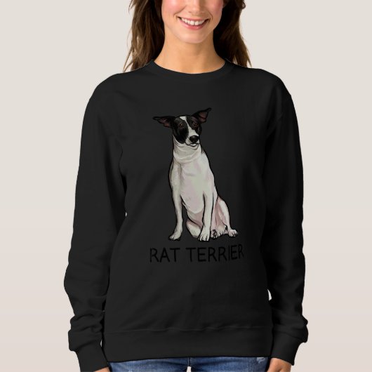 Rat Terrier Dolle Hond Trui (Voorkant)