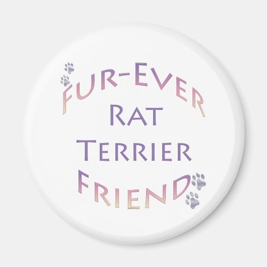 Rat Terrier Furever Vrienden Magneet (Voorkant)