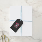 Rat Terrier gemakkelijk afgeleid Retro hond Cadeaulabel (Met Touw)