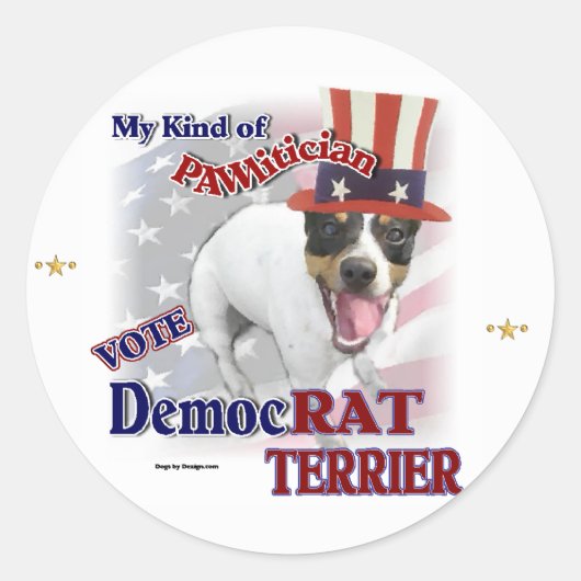 RAT TERRIER Gifts Ronde Sticker (Voorkant)