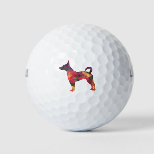 Rat Terrier Golf Ball Golfballen (Voorkant)