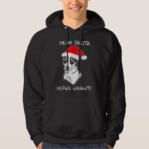 Rat Terrier grappige kerstcadeautjes voor hondenli Hoodie