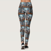 Rat Terrier Halloween griezelig Leggings (Achterkant)