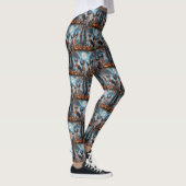 Rat Terrier Halloween griezelig Leggings (Rechts)