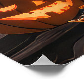 Rat Terrier Halloween Griezelig  Poster (Hoek)