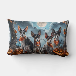 Rat Terrier Halloween Spoken  Kussen