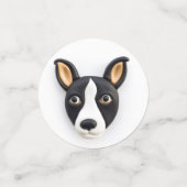 Rat Terrier Hond 3D Geïnspireerd Confetti (Kleine voorkant)