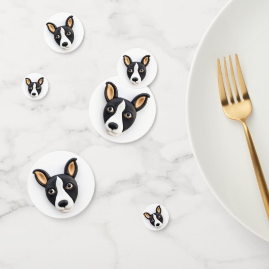 Rat Terrier Hond 3D Geïnspireerd Confetti (Groep)