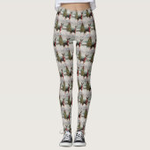 Rat Terrier Hond in Sneeuw Kerstmis Leggings (Voorkant)
