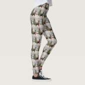 Rat Terrier Hond in Sneeuw Kerstmis Leggings (Rechts)