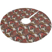 Rat Terrier Hond Kerst Feestelijk Kerstboom Rok (Gekanteld)