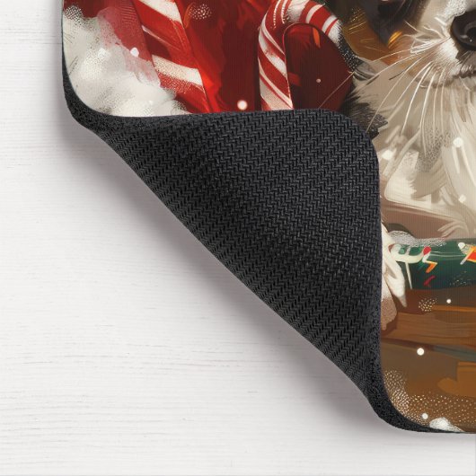 Rat Terrier Hond Kerstfeest Muismat (Hoek)