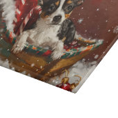 Rat Terrier Hond Kerstfeest Snijplank (Hoek)