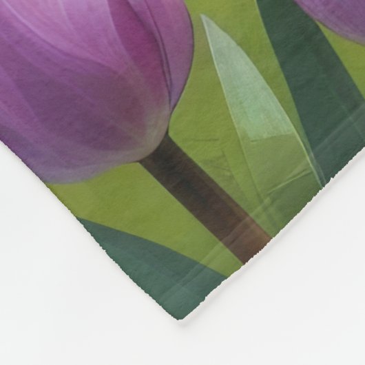 Rat Terrier Hond Spring Bloemen Schilderen Fleece Deken (Hoek)