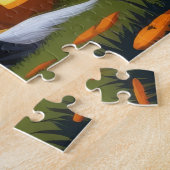 Rat Terrier Honden Pompoen Halloween Grappig Legpuzzel (Zijkant)