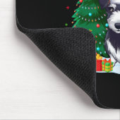 Rat Terrier Hondenliefhebbers Santa Hat Ugly Chris Muismat (Hoek)