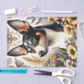Rat Terrier Illustratie Tissuepapier (Craft)