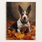 Rat Terrier in herfstbladeren val inspireert Planner (Voorkant)