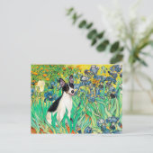 Rat Terrier - Irises Briefkaart (Staand voorkant)