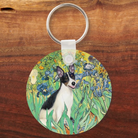 Rat Terrier - Irises Sleutelhanger (Voorkant)