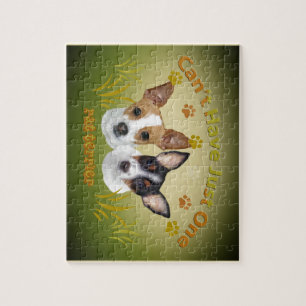 Rat Terrier kan niet slechts één hebben Legpuzzel
