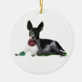 Rat Terrier Keramisch Ornament (Voorkant)