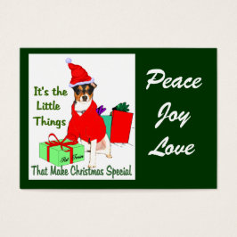 Rat Terrier Kerstcadeaus Visitekaartjes