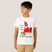 Rat Terrier-kerstcadeautjes T-shirt (Voorkant volledig)