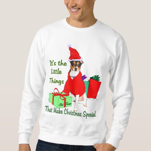 Rat Terrier-kerstcadeautjes Trui (Voorkant)
