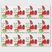 Rat Terrier Kerstmis Cadeaupapier (Vlak)