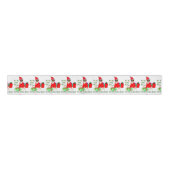 Rat Terrier Kerstmis Grosgrain Lint (Voorkant)