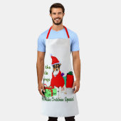 Rat Terrier Kerstmis Schort (Gedragen)