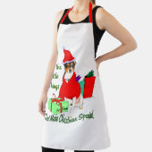 Rat Terrier Kerstmis Schort (Insitu)