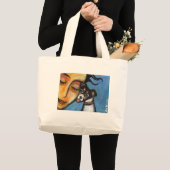 Rat Terrier kiss Grote Tote Bag (Voorkant (product))