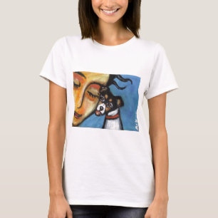 Rat Terrier kiss T-shirt
