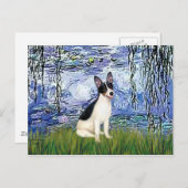Rat Terrier - Lelies 6 Briefkaart (Voorkant / Achterkant)